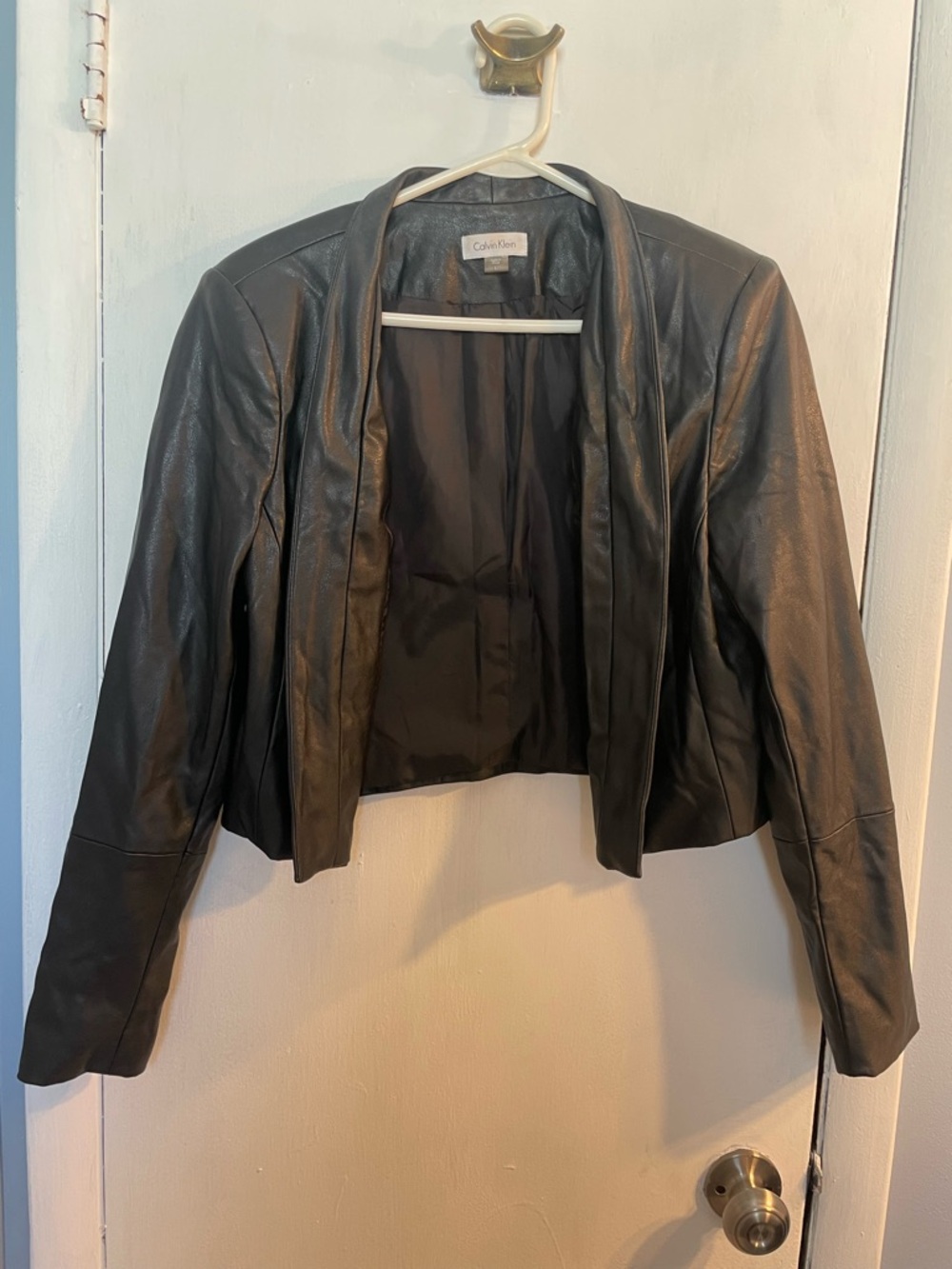 Calvin Klein faux leather Jacket